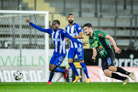 IFK Göteborg Alhassan Yusuf Abdullahi och Varbergs Robin
