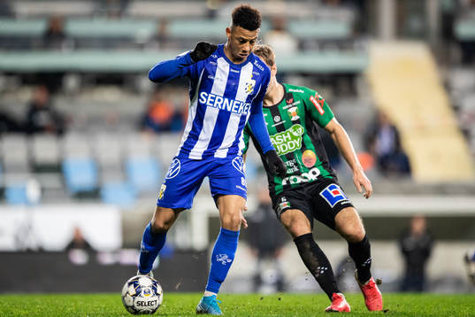 IFK Göteborg Tobias Sana och Varbergs Albin Winbo