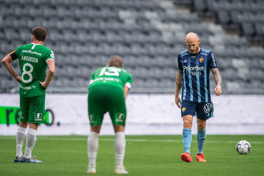 Djurgårdens Magnus Eriksson deppar