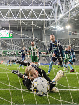 Djurgårdens Fredrik Ulvestad jublar