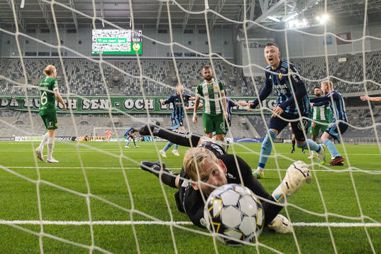 Djurgårdens Fredrik Ulvestad jublar