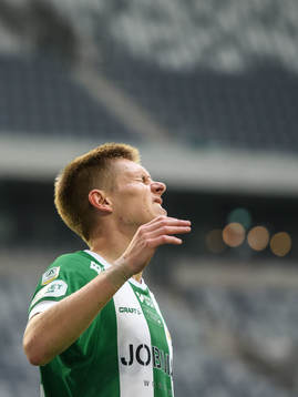 Hammarbys Aron Johansson deppar