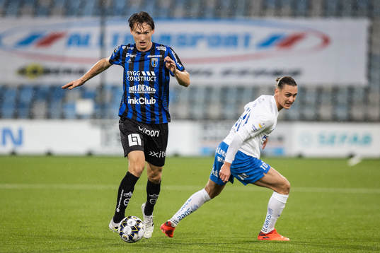 Sirius Hjalmar Ekdal och IFK Norrköpings Jonathan Levi