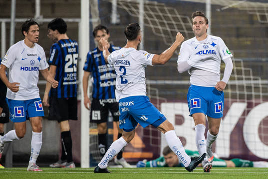 IFK Norrköpings Christoffer Nyman jublar