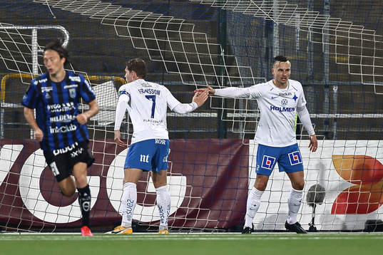 IFK Norrköpings Alexander Fransson och Henrik Castegren