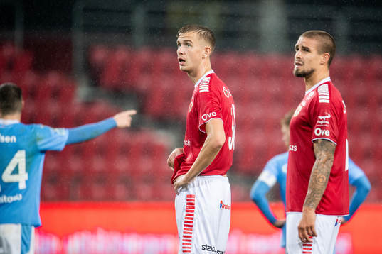 Kalmars Johan Stenmark och Douglas Bergqvist deppar