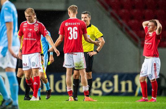 Kalmars Isak Magnusson, Johan Stenmark och Isak Jansson