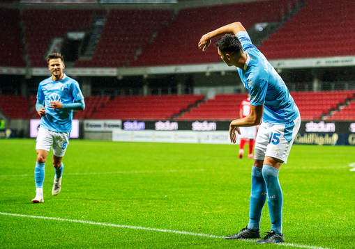 Malmö FFs Anel Ahmedhodzic jublar