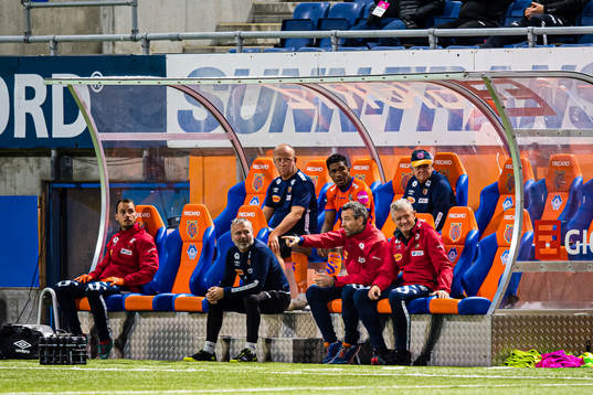 Frank Mathiesen, goalkeeper coach of Aalesund,, Andrea