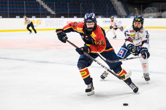 Djurgårdens Maria Lindberg och Linköpings Carrigan