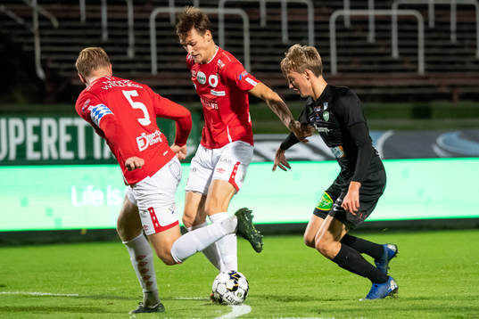 Degerfors Gustav Granath och Västerås Albin Sporrong