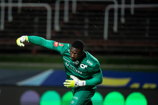 Degerfors målvakt Ismael Diawara