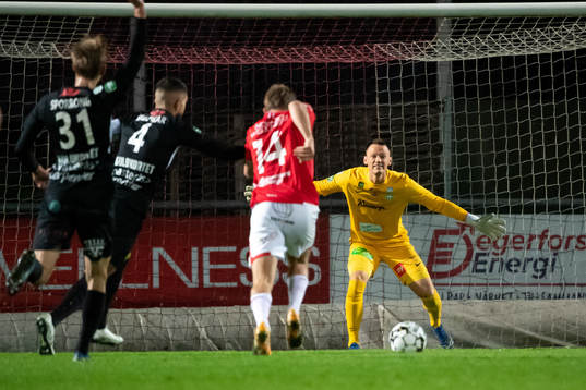 Västerås målvakt Anton Fagerström