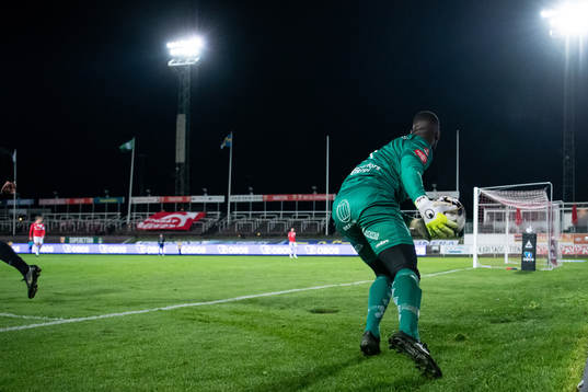 Degerfors målvakt Ismael Diawara