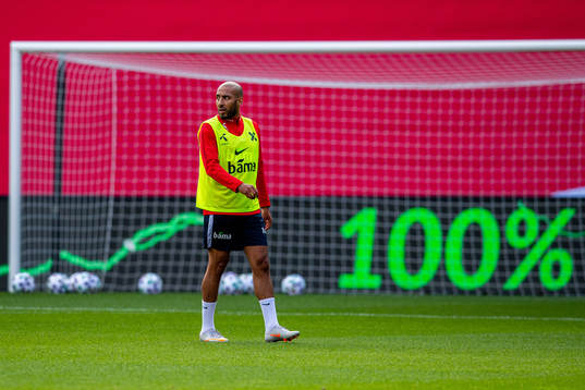 Haitam Aleesami of the Norwegian national football team