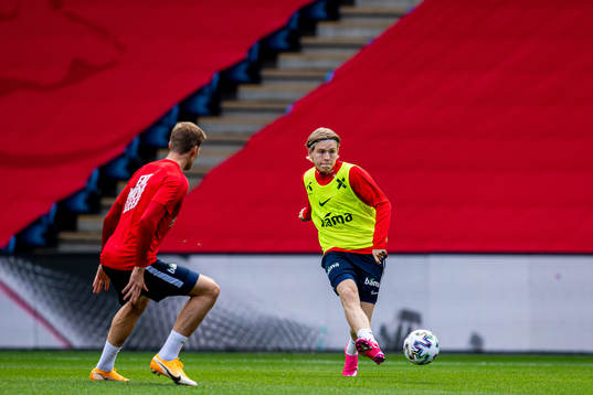 Jens Petter Hauge of the Norwegian national football team