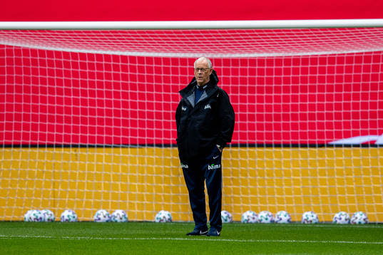 Lars Lagerbäck, head coach of the Norwegian national
