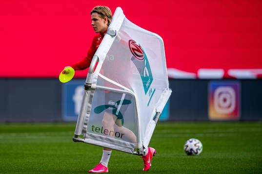 Jens Petter Hauge of the Norwegian national football team