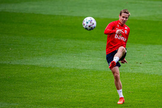 Stefan Johansen of the Norwegian national football team