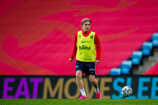 Jens Petter Hauge of the Norwegian national football team