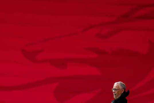 Lars Lagerbäck, head coach of the Norwegian national
