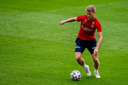 Sigurd Rosted of the Norwegian national football team