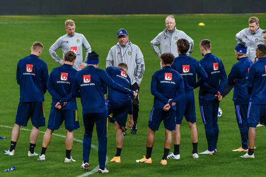 Head coach Janne Andersson of the Swedish national football
