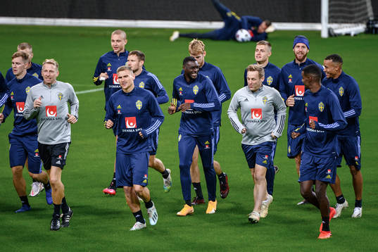 Ken Sema of the Swedish national football team