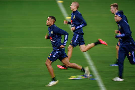 Robin Quaison of the Swedish national football team