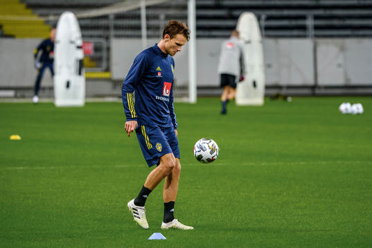 Albin Ekdal of the Swedish national football team