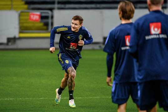 Mattias Johansson of the Swedish national football team