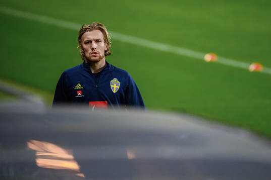 Emil Forsberg of the Swedish national football team