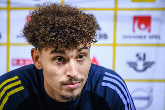 Jordan Larsson of the Swedish national football team