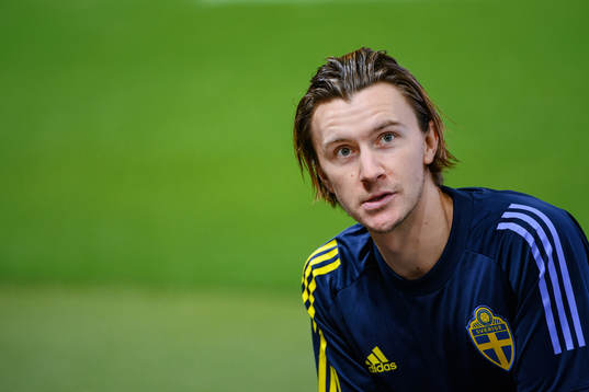Kristoffer Olsson of the Swedish national football team