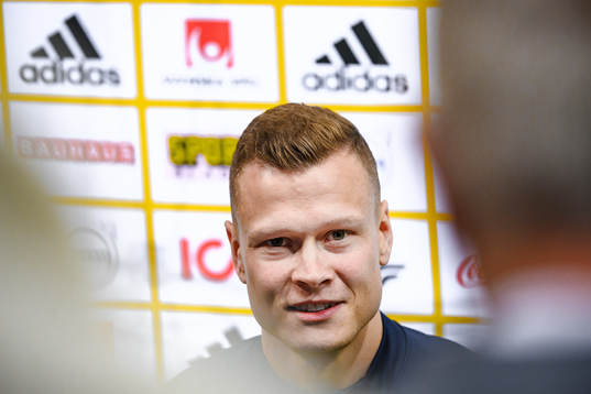 Victor Claesson of the Swedish national football team