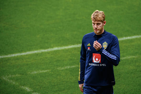 Filip Helander of the Swedish national football team