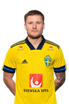 Mattias Johansson of the Swedish national football team