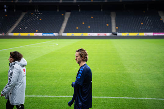 Kristoffer Olsson of the Swedish national football team