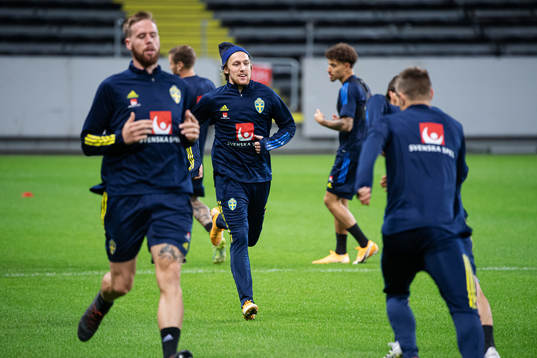 Emil Forsberg of the Swedish national football team