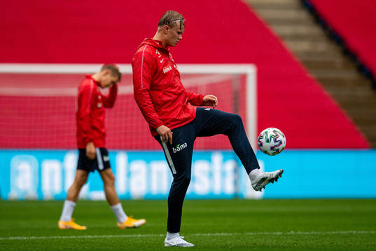 Erling Braut Haaland of the Norwegian national football team