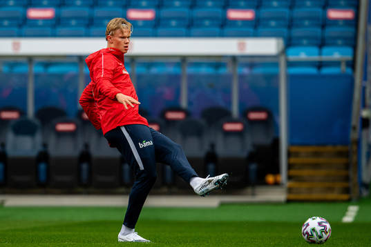 Erling Braut Haaland of the Norwegian national football team