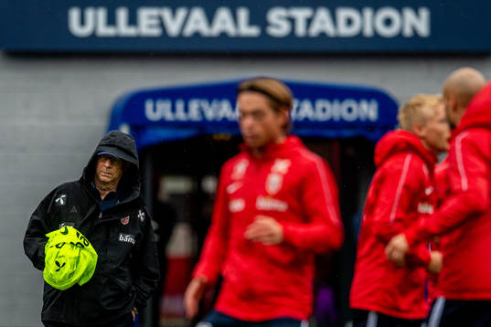 Lars Lagerbäck, head coach of the Norwegian national