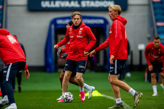 Jens Petter Hauge of the Norwegian national football team