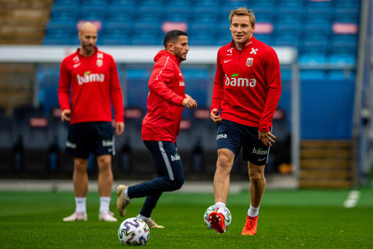 Jonas Svensson of the Norwegian national football team