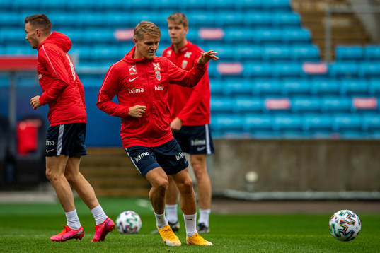 Martin Ødegaard of the Norwegian national football team