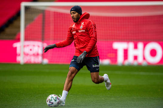Haitam Aleesami of the Norwegian national football team