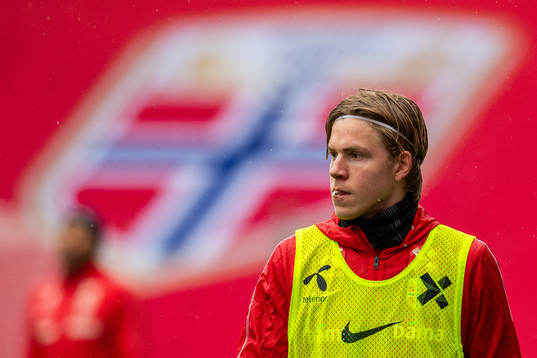 Jens Petter Hauge of the Norwegian national football team