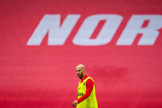 Tore Reginiussen of the Norwegian national football team