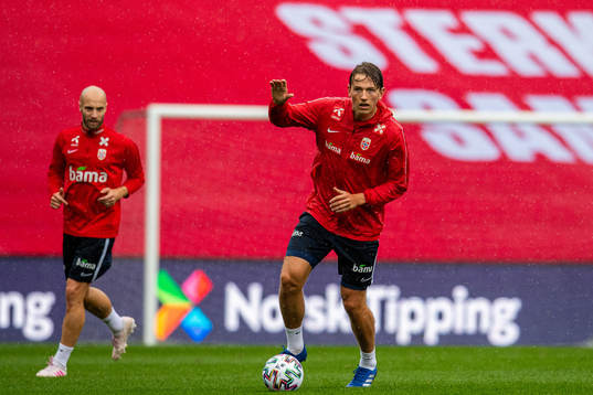 Sander Berge of the Norwegian national football team