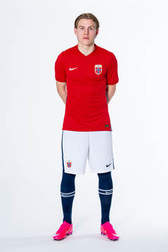 Jens Petter Hauge of the Norwegian national football team